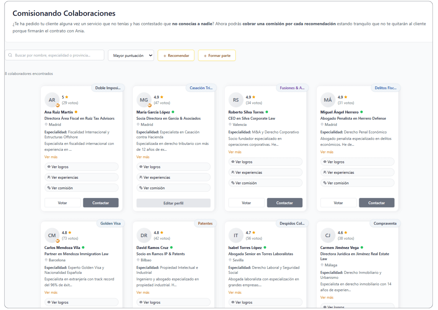 Comunidad profesional