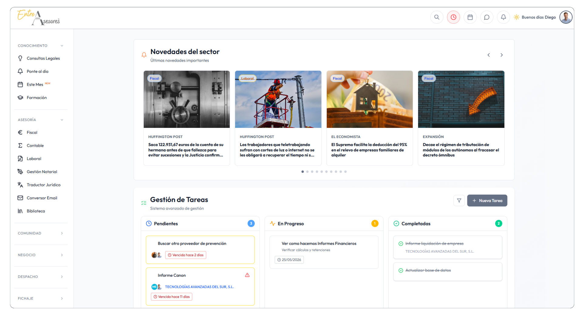 Entre Asesores Platform