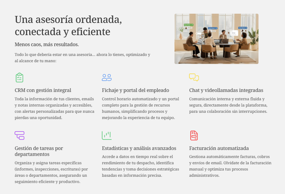 Una asesoría ordenada, conectada y eficiente